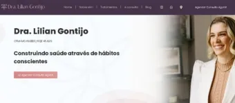 Dra. Lilian Gontijo - Site Médico